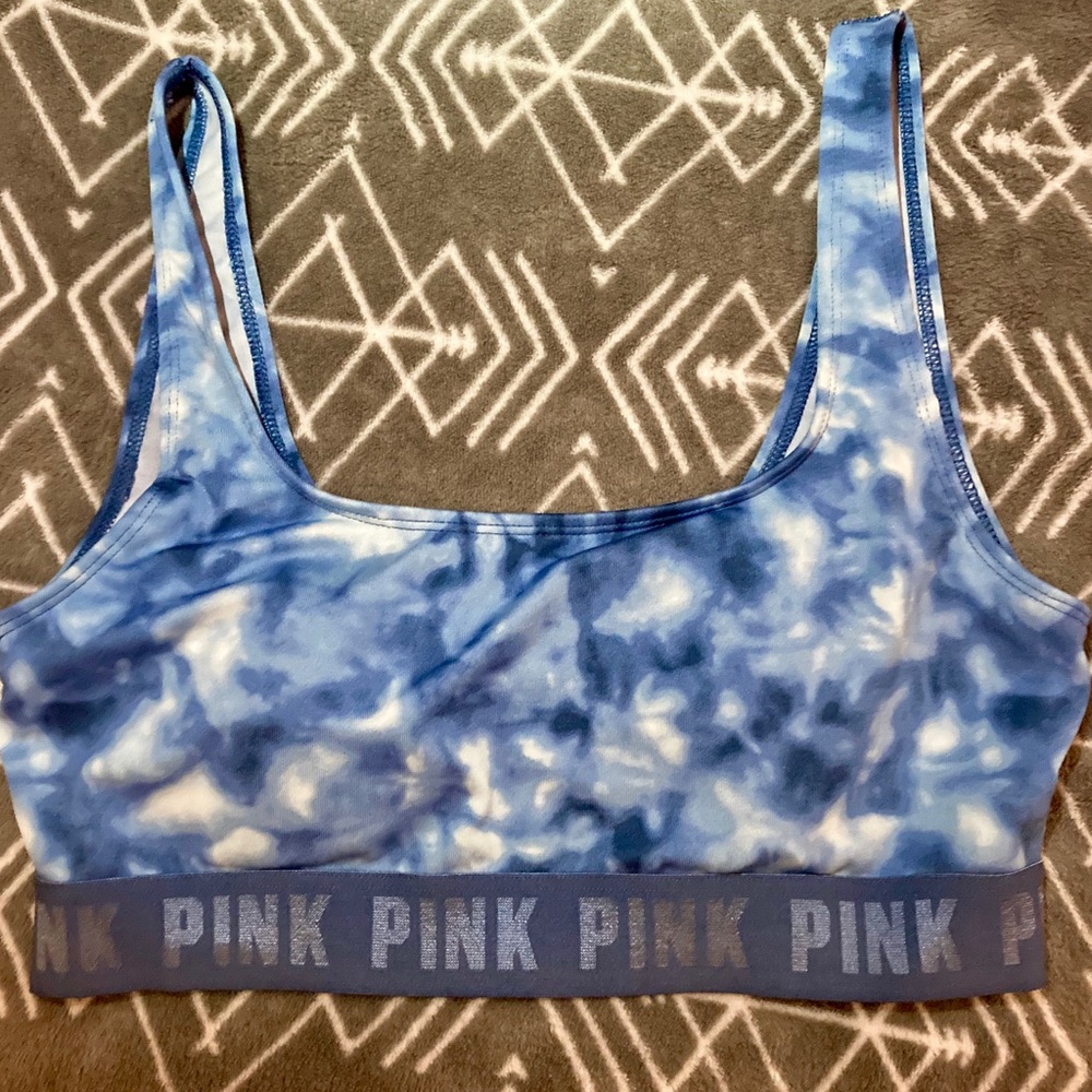 VS PINK gym to swim tie dye sports bra